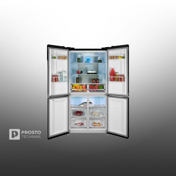 Холодильник HIBERG RFQ-500DX NFGR inverter